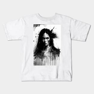 Navajo Ink Painting Kids T-Shirt